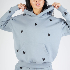 Hoodies oversize pour femmes, couleur unie, coupe ample, style streetwear, pull à capuche, vêtements professionnels pour femmes - Product Image 3