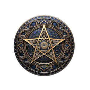 Tuile d'autel en métal de qualité luxueuse et supérieure Tenture murale à thème pentagramme disponible en différents modèles et tailles à un excellent rapport qualité-prix - Product Image 5