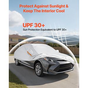 Cover per auto su misura per tutte le stagioni per Toyota Camry berlina di medie dimensioni impermeabile per la protezione da neve per il vento - Product Image 5