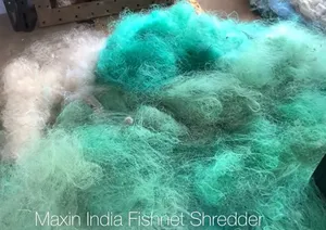 New Premium <b>Fishnet</b> Shredding Machine Double Shaft Semi-Automatic Electric 1000 kg/hr Plastic Crushing Machines - Product Image 2