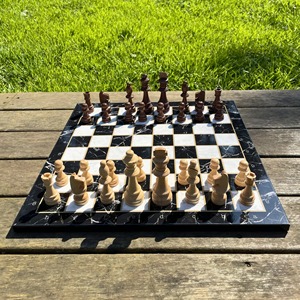 Ensemble d'échecs professionnel de luxe en bois, pièces Staunton artisanales, plateau en bois lesté, coffret cadeau pour adultes et enfants, idéal pour les tournois - Product Image 3