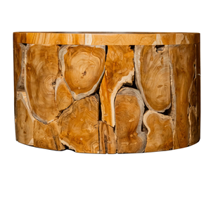 Mesa de Centro ARTERRA Premium de Raíz de Teca Rústica, Hecha a Mano por Artesanos, con Textura Natural de Teca, Mueble para Sala de Estar - Product Image 2