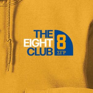 Sudadera con Capucha Bordada Personalizada para Mujer, Serie Sigma Gamma Rho Club, Sudadera de Sororidad Griega, Felpa Suave, Cálida e Informal - Product Image 3