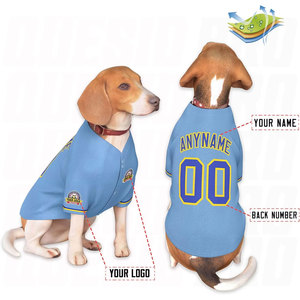 เสื้อผ้าสัตว์เลี้ยง ODM แบบกำหนดโลโก้ได้ น่ารัก ผลิตจากโพลีเอสเตอร์ ซักได้ สำหรับสุนัขและแมว เสื้อผ้าสำหรับฤดูใบไม้ผลิ น้ำหนักเบา ระบายอากาศได้ดี เหมาะสำหรับสัตว์เลี้ยงขนาดเล็ก - Product Image 3