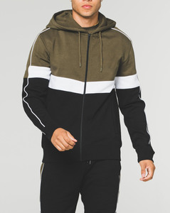 Custom Mens Color <b>Hoodie</b> and Pants Tracksuit Polyester Cotton Casual Sportswear Set with Drawstring - Product Image 4
