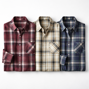 Bulk Premium <b>Christmas</b> Plaid <b>Shirts</b> for <b>Men</b> and Women - Wholesale Custom Manufacturer Direct - Product Image 5