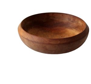 Bol à salade en bois vintage pâte bougie gros mangue fruits petite portion bol en bois de mangue émaillé - Product Image 1