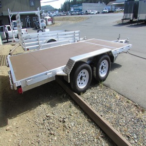 Wholesale Used FLAT BED <b>TRAILER</b> 40Ft Metal Decking Flatbed Truck <b>Trailer</b> with 7x14 Size and 2001-3000kg Payload Capacity - Product Image 1