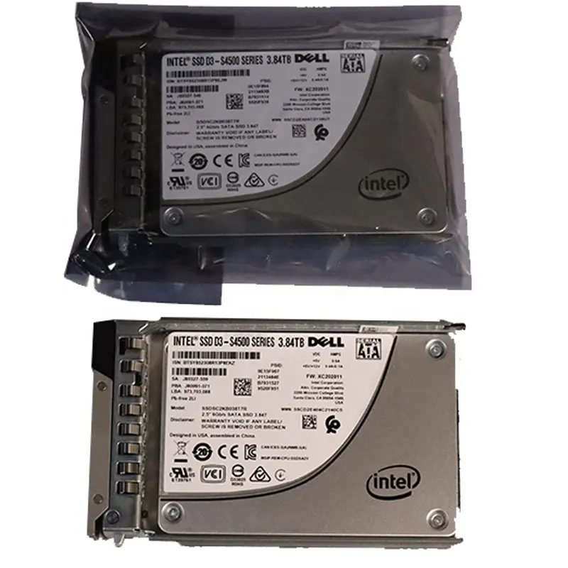 नया 3.84TB SSD SAS इंटरनल ड्राइव 12Gbps FIPS-140 SED 512e 2.5in 3.5in हाइब्रिड कैरियर PM6 3 DWPD सर्वर एप्लिकेशन के लिए