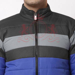 <b>Light</b> Comfort Puffer Jacket Warm Outerwear Smooth <b>Shell</b> High Collar Full Zip Easy Layering For Men - Product Image 6