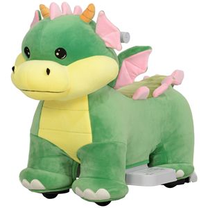 Caballo de Juguete Eléctrico de 6V con Música y Ruedas de PU para Niños de 18 a 36 Meses, para Entretenimiento en Movimiento hacia Adelante - Product Image 1