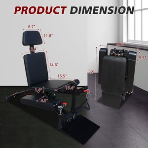 Adjustable <b>Strength</b> <b>Training</b> Bench Multifunction Fitness Chair for Full Body Workout Fast Folding Home Bench Benches Racks - Product Image 3