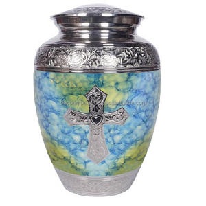 Urne funéraire légère de qualité durable humaine Urne funéraire en métal de style américain classique pour les cendres pour honorer les souvenirs Urne commémorative - Product Image 5