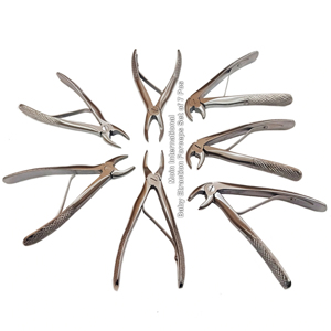 Ensemble de forceps d'extraction pour bébé, instruments chirurgicaux dentaires pédiatriques de qualité supérieure pour les procédures d'extraction dentaire chez les nourrissons et les enfants - Product Image 4
