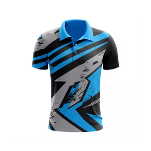 Chemise de golf respirante la plus vendue, séchage rapide, coupe ajustée, personnalisable avec votre propre design, poche, anti-plis, manches courtes, polyester/spandex - Product Image 2