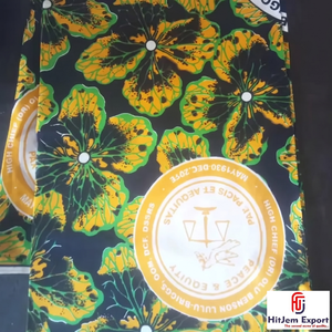 Vibrant Custom African Cotton Wax Print Fabric Europe Israel Islands Personalized Wedding Outfits Event Wear Textile - Product Image 2