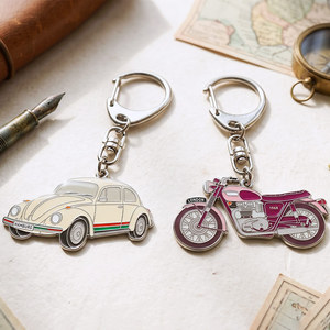 Llaveros de Aleación de Zinc Económicos - Regalos Empresariales Personalizables con Técnica de Estampado - Product Image 3