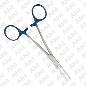 Pince hémostatique manuelle droite professionnelle AHI, à dents, en acier inoxydable, pour artères crétales, instrument chirurgical, la plus vendue - Product Image 5