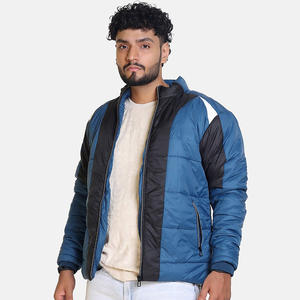 Custom High Quality Winter Front Windproof Waterproof Zipper Quilted Thick Jacket <b>Men</b> Oversized Warm Puffer <b>Coat</b> - Product Image 1