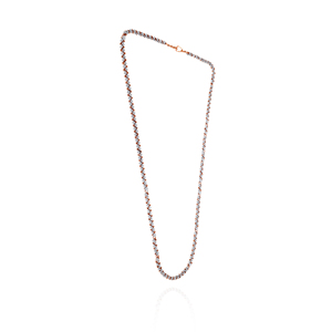 Collier pendentif cercle en or jaune 14 carats avec diamant de laboratoire taille brillant, design étoile ouverte, halo étincelant, tendance, pour homme, mariage - Product Image 2