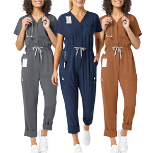 OFERTA ESPECIAL trajes de enfermera moderna uniforme Hospital cuidado de la salud clínica DISEÑO PERSONALIZADO-Fábrica Saomai FMF VN-Muestra gratis - Product Image 1