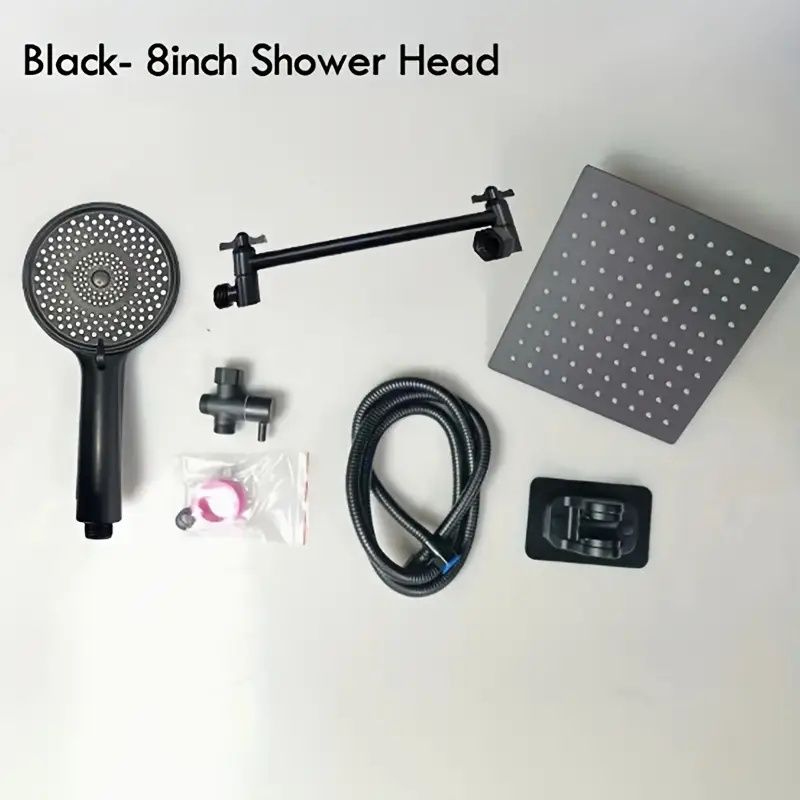 Regular black seven-piece set Color