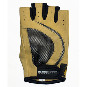 Gants de sport demi-doigts en PU pour fitness, avec poignées, sangle de poignet réglable et boucle antidérapante, unisexe, pour la musculation - Product Image 4