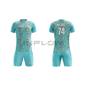 Wholesale Football Jersey Football Uniform Custom T Shirt Cheap Soccer Jersey <b>Set</b> Man Soccer Jerseys - Product Image 6