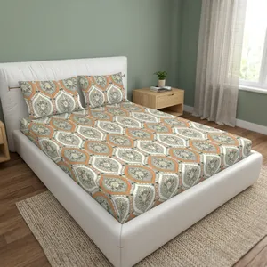 Ropa de Cama de Microfibra Beige Moderna de Alta Calidad, 118 GSM, 300 Hilos, Ecológica, Duradera, Suave y Ligera para Dormitorio, Habitación de Invitados, Uso Diario - Product Image 4