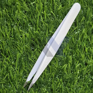 Pinzas de Acero Inoxidable de Alta Calidad para Cejas, Pinzas para Separar Pestañas y Cabello, Pinzas de Precisión con Logotipo y Color Personalizados - Product Image 3