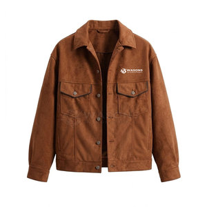 Chaqueta de senderismo urbana moderna y elegante de corte ajustado para hombre, chaqueta tipo camionero para fitness y ropa urbana. - Product Image 1