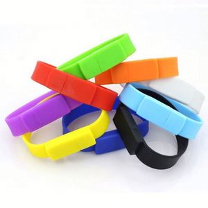 Custom <b>USB</b> <b>Flash</b> <b>Drive</b> 16GB 32GB 64GB Promotional Gift Wristbands with Logo Wrist Band Silicone Bracelet with <b>USB</b> <b>Flash</b> <b>Drive</b> - Product Image 2