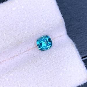 Anillo de turmalina azul, piedra de turmalina natural, gema suelta para la fabricación de joyas, gema de cristal facetada - Product Image 1