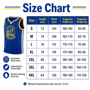 Camiseta sin mangas unisex con cuello en V de malla transpirable talla grande para adultos, azul, de los Golden State, para la temporada 23 de la NBA - Product Image 4