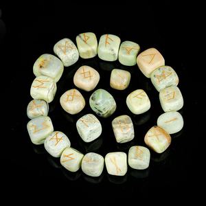 Juego de Runas de cristal con grabado de letras, cristal curativo de brujería Nórdica - Product Image 6