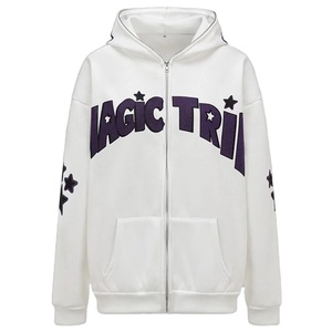 Sudadera con capucha y cremallera completa para hombre, diseño personalizado con estampado digital transpirable para uso casual en invierno - Product Image 1