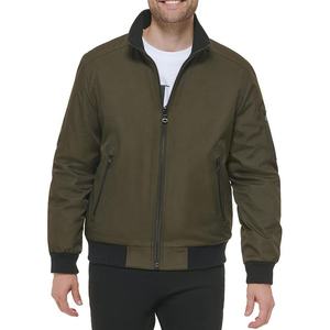 Chaqueta Bomber de Otoño para Hombre de Alta Calidad, Cierre de Cremallera, Diseño de Logotipo Personalizado, Color Sólido, Abrigos Exteriores, Precio al por Mayor, Chaquetas OEM - Product Image 6