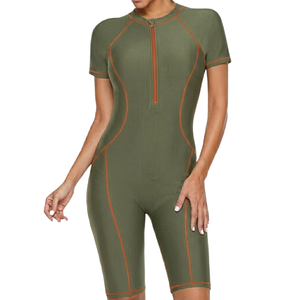 Combinaison de plongée unisexe à manches courtes avec fermeture éclair, protection solaire, haute élasticité, respirante, séchage rapide, pour surf, plongée en apnée et protection contre les méduses - Product Image 3