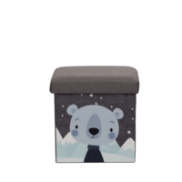 MA06 personnalisable OEM prix usine pliable Rectangle pouf boîte de rangement organisation de la maison livre enfants jouets articles divers