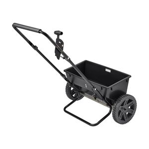 Larghezza di spargimento di 18 pollici # # # # Capacità 50 libbre # # # # 10 Pneumatici All-Terrain # # # # Spargitore Manuale per Prato - Product Image 1