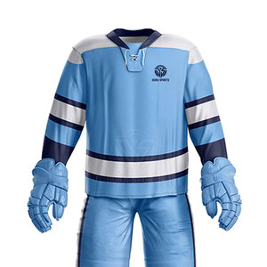 Most Popular Design Your Own Logo Ice Hockey Uniform Plus Size Breathable Ice Hockey Uniform For Adult - Product Image 5
