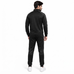 Ensemble de survêtement pour homme, design respirant et confortable, idéal pour l'entraînement, vêtements de sport de haute qualité, veste et pantalon légers - Product Image 2