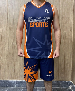 Uniformes de Baloncesto Reversibles Rexfit para Hombre y Niños, Diseño en Blanco al por Mayor, Personalización con Logotipo Rexfit - Product Image 6