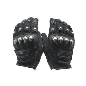 Guantes de Motocicleta de Cuero, Protección Impermeable, Guantes de Carreras de Motocicleta para Invierno y Verano, Guantes de Cuero Vacuno - Product Image 6
