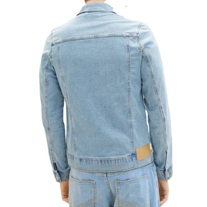 Latest Design Stylish Fashionable <b>Men</b> <b>Denim</b> <b>Jacket</b> 100% Cotton Coated Stand Eco-Friendly Comfortable High Street Style Wholesale - Product Image 3