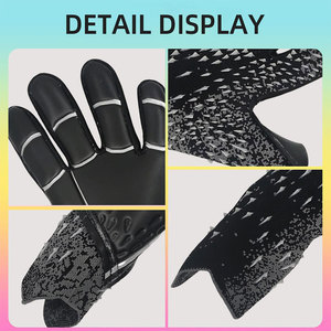 Guantes de Portero de Fútbol Personalizados de Alta Calidad para Hombre, Material PU con Protección para los Dedos, Guantes Deportivos - Product Image 3
