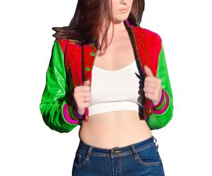 Chaqueta Varsity de Lana de Alta Calidad 2026, Diseño de Bordado con Logotipo Personalizado, Chaqueta de Béisbol Corta - Product Image 1