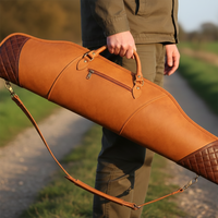 Housse de chasse en cuir imperméable avec fermeture éclair, design extérieur personnalisé, étiquette personnalisée, capacité 20-36L, poignée souple, motif losanges, vente en gros