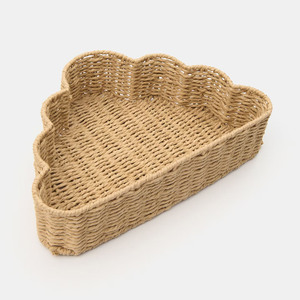 Graceful Cloud Shape Paper Fiber <b>Basket</b> Handmade Natural <b>Hamper</b> Decorative Toy Storage <b>Basket</b> <b>For</b> Kids Playing Room - Product Image 1