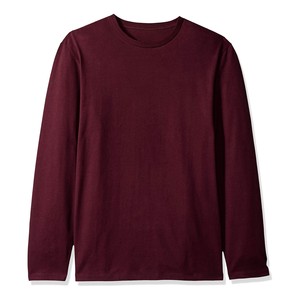 Suéter Casual de Algodón para Hombre, Cuello Redondo, Manga Larga, Corte Regular, Color Sólido, Otoño 2026, Alta Calidad - Product Image 1